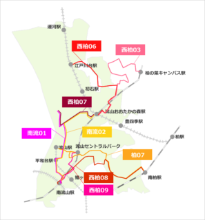 東武バスイースト路線図